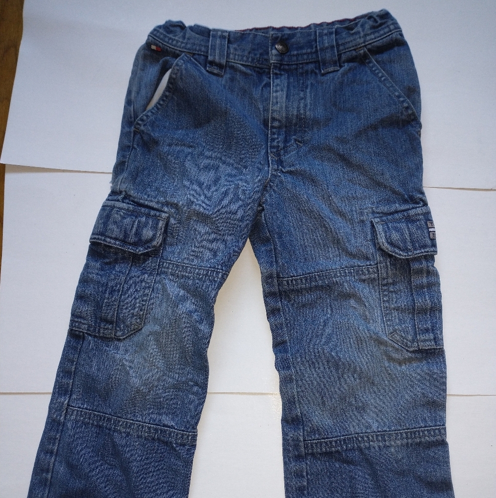 Tommy Hilfiger Boys Cargo Jeans Adjustable Waist 5